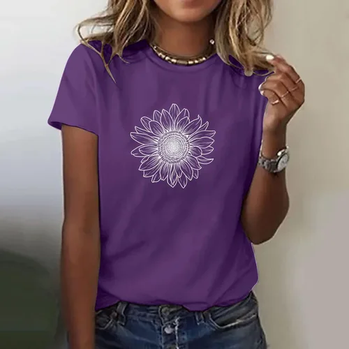 Vista 23 de Camiseta con estampado de animales para mujer, camiseta de libélula divertida, linda camiseta de manga corta, blusa de primavera 2023, camisas