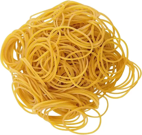 Vista 2 de 500 bandas de goma de 1.5 pulgadas, suministros de oficina, bandas elásticas de goma elásticas de uso general, bandas elásticas resistentes