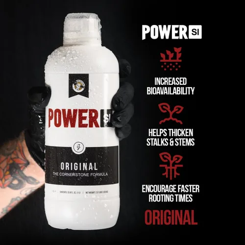 Vista 4 de PowerSI - Suplemento de sílice original de 1 litro, aditivo de fortalecimiento vegetal con ácido monosilícico, mejora la absorción de nutrientes