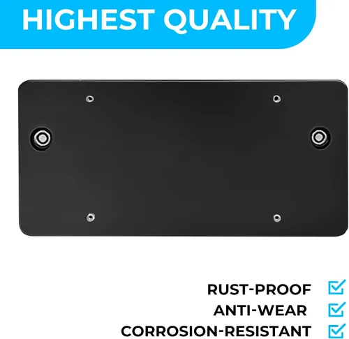 Vista 3 de Soporte de placa de parachoques trasero para Audi A7 S7 RS7 2012-2023, juego de soportes de placa con 8 tornillos únicos y kit de llave, kit