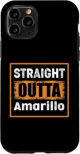 Vista 29 de Straight Outta Amarillo Texas USA Retro Distressed Vintage Case for iPhone 17