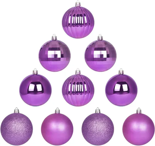 Vista 112 de Esferas pequeñas de bronce de 1.6 pulgadas para decoración del árbol de Navidad, adornos inastillables para cumpleaños, Halloween, vacaciones, boda