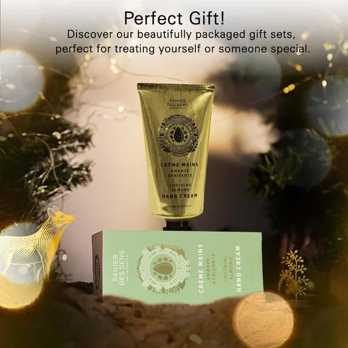 Vista 4 de Panier des Sens Crema de manos de almendras dulces para piel seca, 2.5 fl oz Premium French Hand Cream 97% Natural Ingredients Softening Care