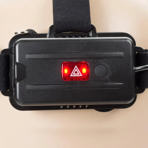 Vista 5 de Cat CT4205 - Linterna frontal de enfoque LED CREE recargable de 380 lúmenes con cabezal de ángulo ajustable (negro), pequeño