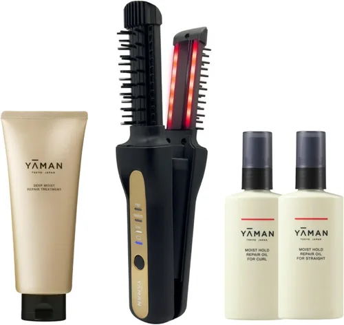 Vista 10 de YA-MAN SPA Styler® Volumen Inalámbrico + Suave - Estilo Inalámbrico, Reimaginado. Cepillo caliente híbrido + plancha plana