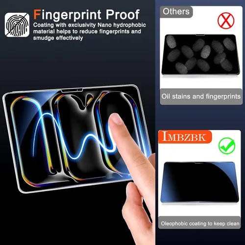 Vista 7 de IMBZBK [Eliminación automática de polvo] Paquete de 3 protectores de pantalla de privacidad para Google Pixel 10 Pro