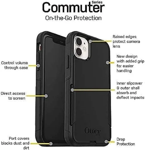 Vista 6 de OtterBox Commuter Series - Funda para iPhone 11 (solamente), embalaje al por menor (rayos cósmicos)