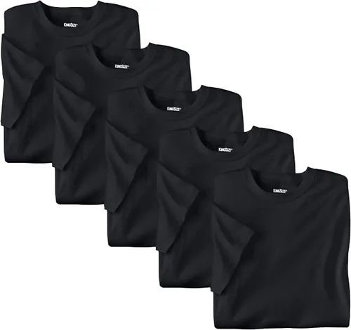 Vista 11 de KingSize Paquete de 3 camisetas de algodón con cuello redondo para hombre Surtido Básico (0499)
