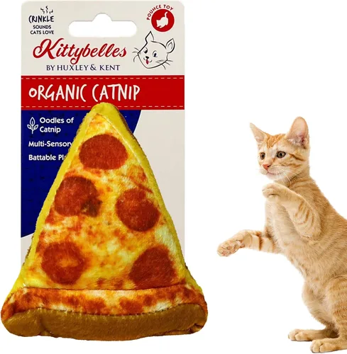 Vista 27 de Huxley & Kent Juguete de Peluche para Gatos - Juguete Interactivo de Hierba Gatera para Gatos y Gatitos - Suave con Crujido y Hierba Gatera