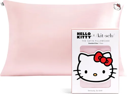Vista 34 de Lisa Frank x Kitsch - Funda de almohada de satén con cremallera para cabello y piel, más suave que las fundas de almohada de seda, funda de almohada