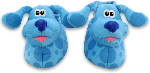 Vista 3 de Nickelodeon Blue's Clues & You - Pantuflas de felpa 3D para niños pequeños