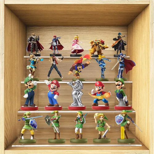 Vista 8 de bigantss Estante acrílico de 9 pulgadas para organizador de perfumes, estantes Funko POP de 4 niveles, organizador de colonia, soporte de exhibición