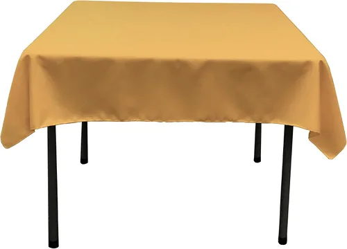 Vista 39 de LA Linen. Mantel cuadrado de popelina de poliéster