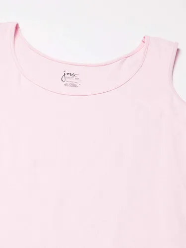 Vista 4 de JUST MY SIZE Women's Size Cotton Jersey Shirttail Tank Top, Plus Sleeveless Shirts