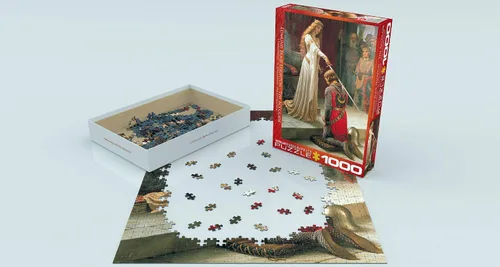 Vista 3 de EuroGraphics The Accolade by E.B. Leighton - Rompecabezas de 1000 piezas