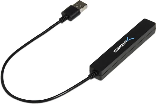 Vista 8 de SABRENT Hub USB 2.0 portátil de 4 puertos (cable de 9.5") para Ultra Book, MacBook Air, Tablet PC con Windows 8 (HB-MCRM)