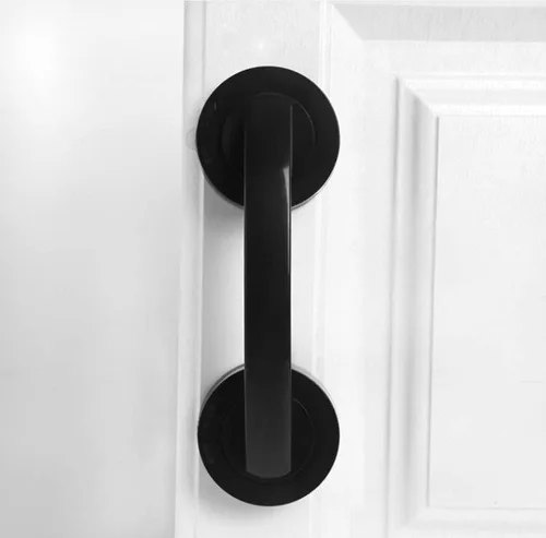 Vista 2 de Mango de cristal con ventosa para puertas correderas, ventanas, armarios, terrazas, duchas, no requiere taladrar