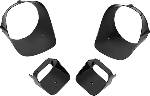 Vista 4 de HECASA Bisel para faros delanteros+bisel de luz de parque compatible con Chevy Chevrolet Camaro Z28 1978-1981 Luces de posición laterales