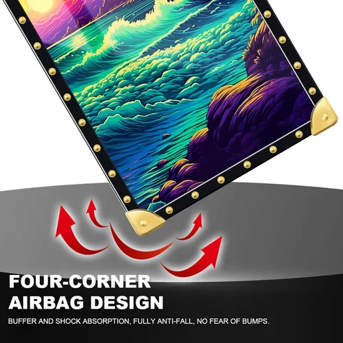 Vista 7 de Funda compatible con Samsung Galaxy S10 4G, TPU suave de lujo y parte trasera de policarbonato duro para niñas y mujeres, funda protectora a prueba