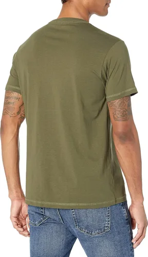 Vista 2 de GUESS Camiseta de manga corta con cuello redondo Moisey para hombre