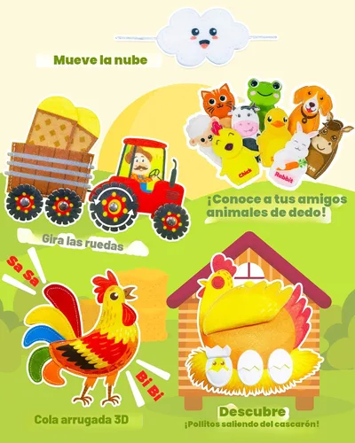 Vista 5 de Libro Ocupado para Niños Pequeños de 1-3 años, Juguetes Montessori para Niños de 1 y 2 años, Regalos de Cumpleaños para Niños y Niñas, Tabla Ocupada