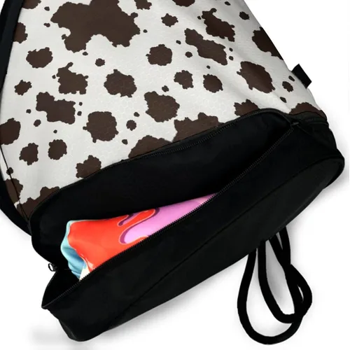 Vista 2 de RIMENCH Cinch de la mochila de la cuerda del bolso del gimnasio de los deportes de la mochila del cordón para la natación, patrón759, Mochilas