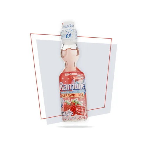 Vista 3 de Sangaria Ramune - Bebidas japonesas, soda de mármol, carbonatadas, paquete variado, paquetes, combo Mix Favor, original, fresa, naranja, melón, uva