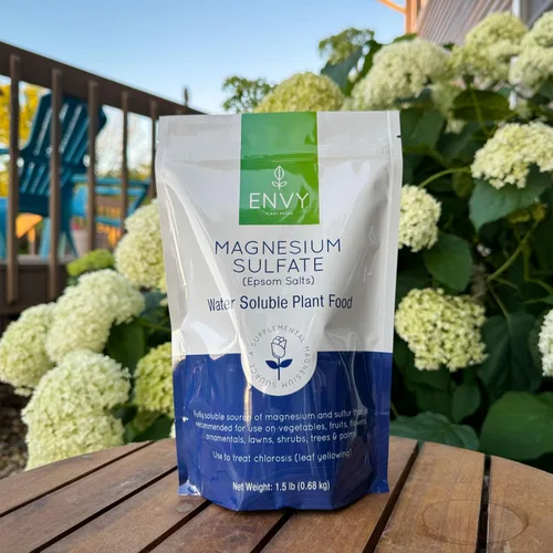 Vista 8 de ENVY Alimento orgánico para plantas de sulfato de magnesio - Sales de Epsom solubles en agua Fertilizante para rosas, flores, arbustos, verduras