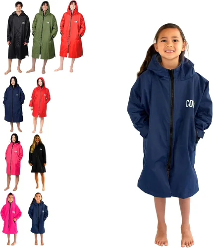 Vista 10 de COR Surf Swim Parka for Youth and Adults Heavy-Duty Weatherproof Swimming Jacket with Size Options for Men, Women and Kids