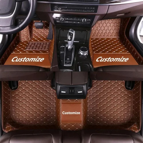 Vista 38 de Tapetes de piso de automóvil para 98 % de los sedán, SUV, MPV, automóvil, deportivo, cobertura completa, lindo, para hombres y mujeres, almohadillas