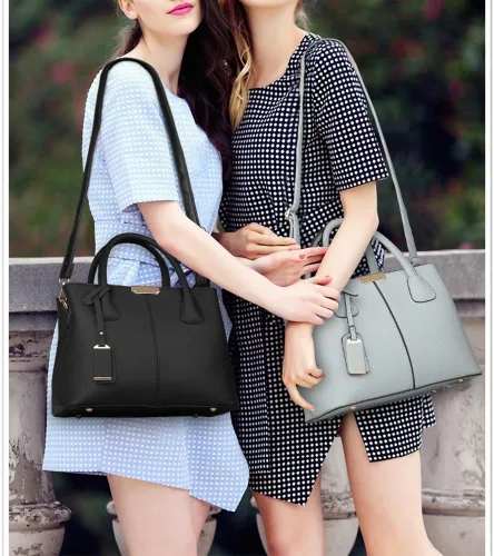 Vista 7 de Bolso de mano con clase para mujer, bolso de mano con asa