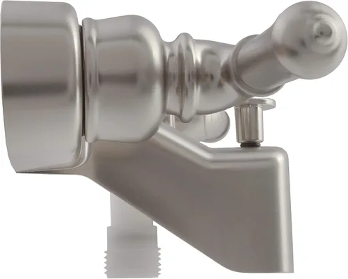 Vista 2 de Dura Faucet DF-SA110C-SN Grifo Desviador de Válvula para Tina y Ducha de RV con Manijas Clásicas (Níquel Satinado Cepillado)