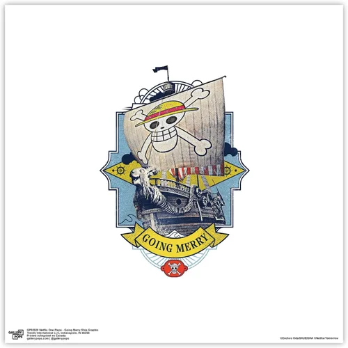 Vista 9 de Trends International Gallery Pops Netflix One Piece - Póster gráfico de pared con texto "Going Merry Ship", 12.00 x 12.00 pulgadas, versión de marco
