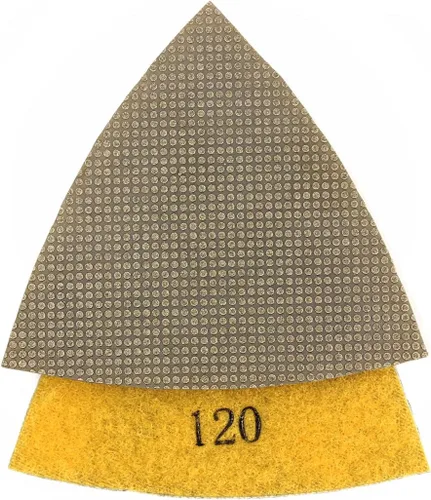 Vista 10 de Z-Lion Grano de lijado triangular galvanizado diamante 60 para herramientas oscilantes