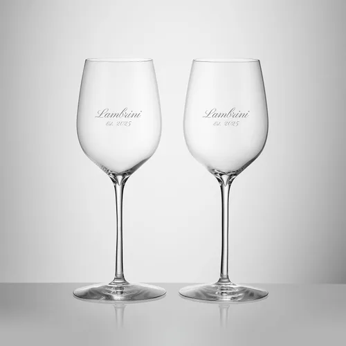 Vista 6 de Waterford Grabado Elegance Copas de vino Burdeos, 22 onzas, juego de 2 Personalizado con grabado personalizado para Burdeos, Cabernet Sauvignon