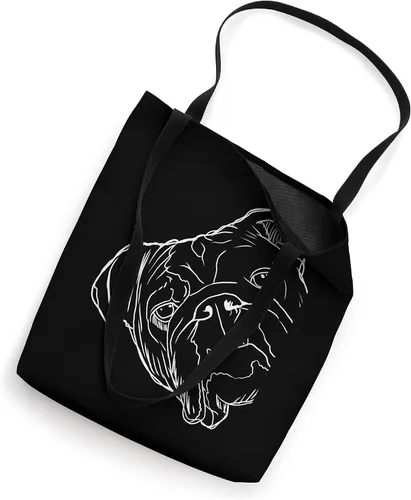Vista 2 de Funny Dog Bulldog Inglés Bolsa de mano