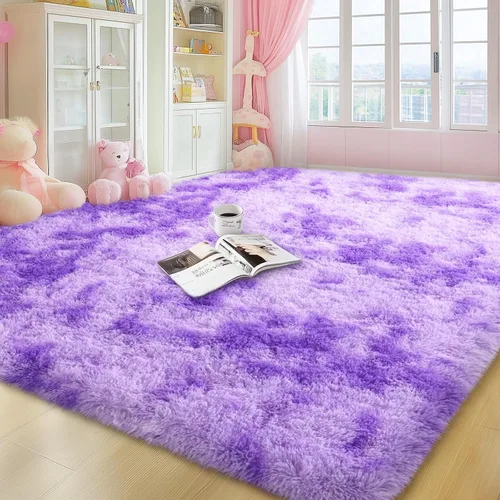 Vista 43 de qulint Alfombra negra para dormitorio, alfombra de área pequeña de 2 x 3 pies para habitación de niños, alfombra suave y mullida para sala de estar
