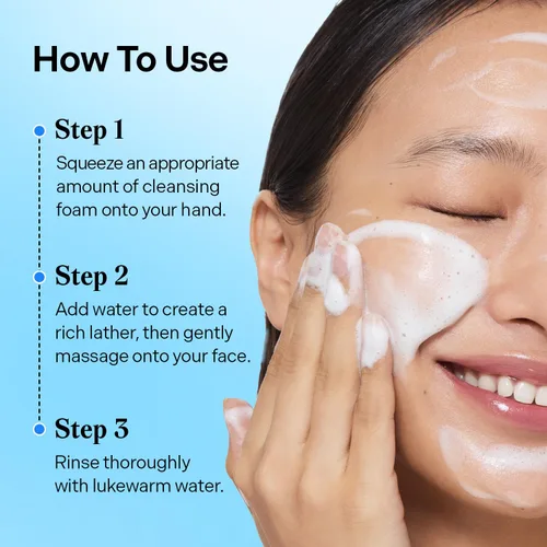 Vista 6 de Torriden DIVE IN - Jabón facial de espuma limpiadora 5.1 fl oz (5.07 onzas líquidas) Limpiador facial diario hidratante para todas y pieles