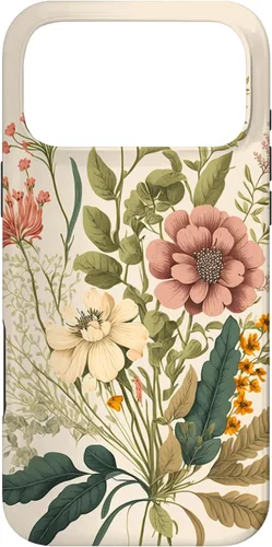 Vista 21 de Funda para iPhone 11 con diseño floral botánico vintage