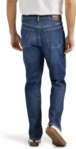 Vista 3 de Wrangler Jeans de ajuste relajado para hombre, Azul