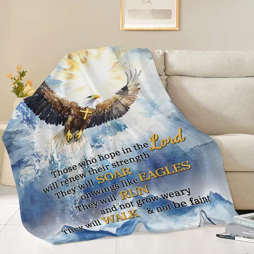 Vista 262 de Manta de águila con la bandera estadounidense y águila calva, regalos para niños, niñas, niños, adultos, mujeres y hombres, suave, acogedora, cálida