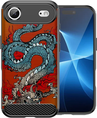 Vista 15 de CasesOnDeck Case Compatible with [Apple iPhone 17 Air/iPhone 17 Air Case] Pictorial Patterned TPU Design Case Flexible Slim and Elegant (Astronaut)