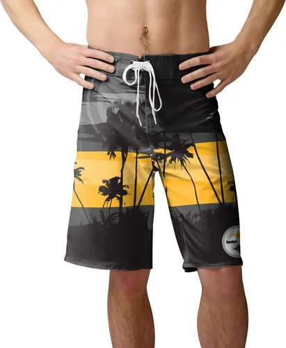 Vista 23 de FOCO Bañador con logotipo del equipo de la NFL para hombre Sunset