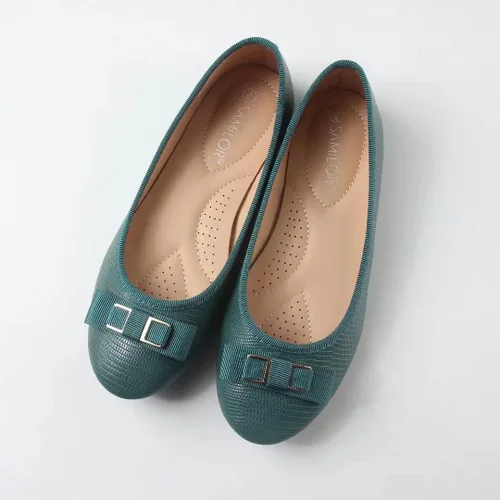 Vista 7 de Samilor Zapatos bajos y elegantes con lazo y puntera redonda para mujer, cómodos y sin cordones