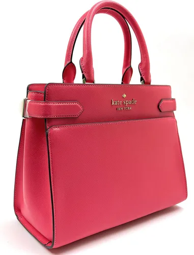 Vista 2 de Kate Spade New York Staci - Bolso de cuero Saffiano mediano sandía Sandía