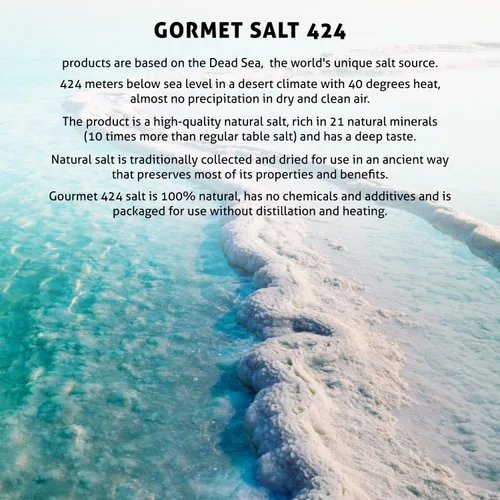 Vista 4 de Colección Gourmet Salt del Mar Muerto, 3.87 onzas (sal de hisopo)