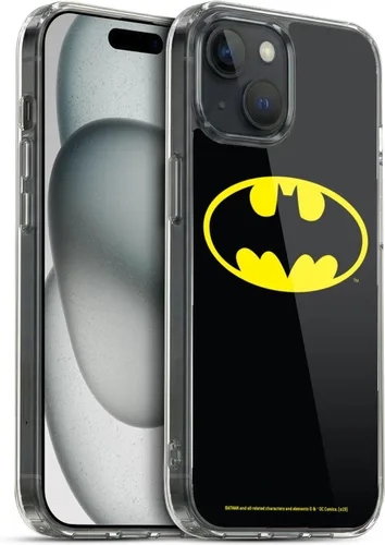 Vista 118 de Head Case Designs Funda de gel con licencia oficial de Batman DC Comics Bat Signal Logos [protección de grado militar] compatible con Apple iPhone 7