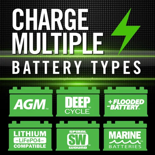 Vista 6 de Clore Automotive PL2320, cargador inteligente completamente automático de 20 amperios, cargador de batería de 6V y 12V, mantenedor de batería