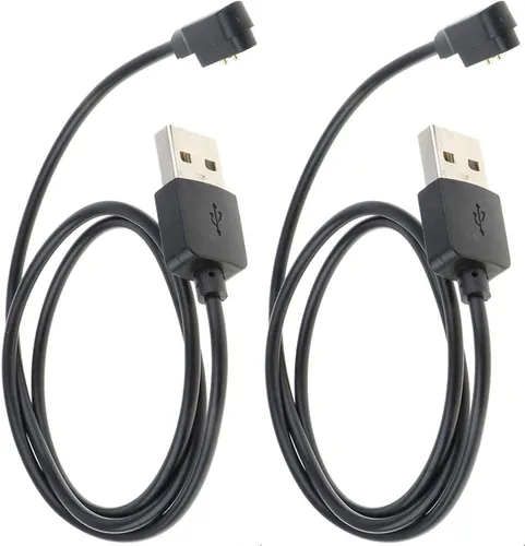 Vista 2 de Paquete de 2 cargadores de reloj inteligente, estación de carga magnética portátil con cable de carga USB, cable de carga de repuesto