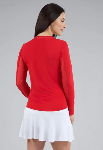 Vista 9 de IBKUL Camiseta de manga larga con cuello redondo y protección solar UPF 50 Icefil 83000